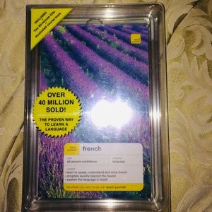 Unisex New, never used Learn French CD/DVD